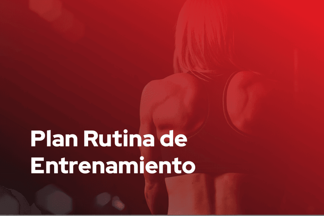 Rutina de entrenamiento para gimnasio