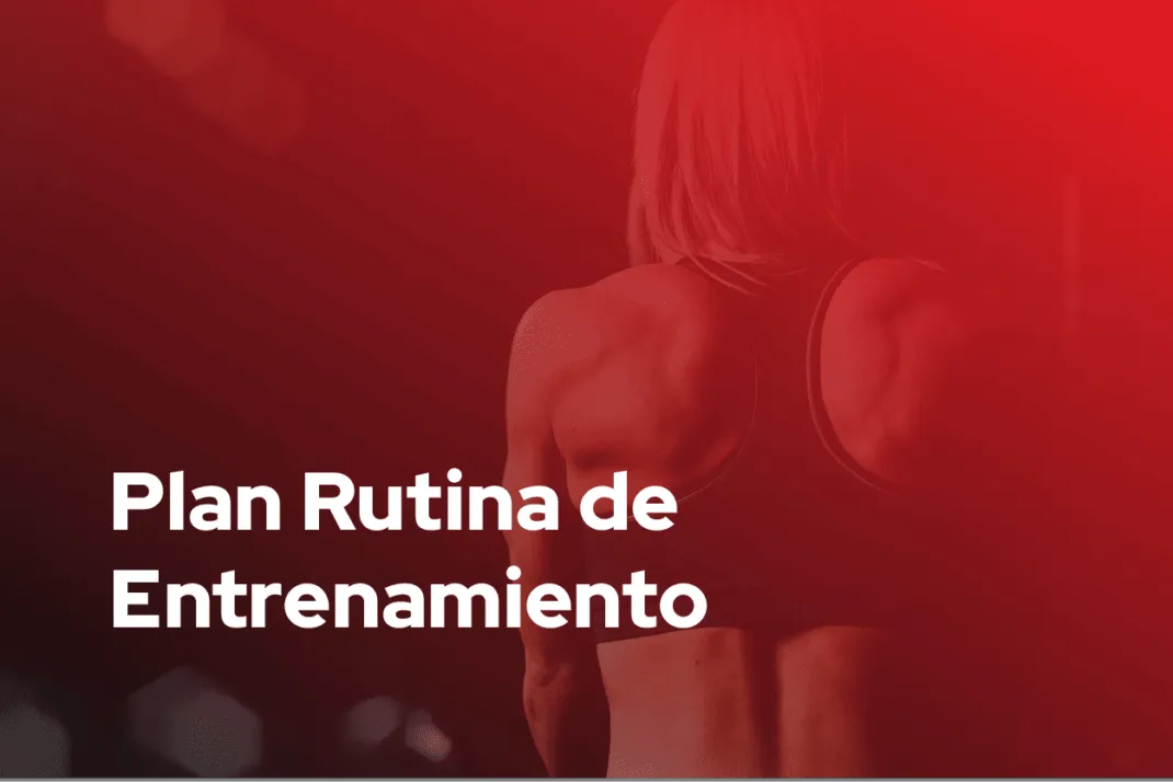 Rutina de entrenamiento para gimnasio